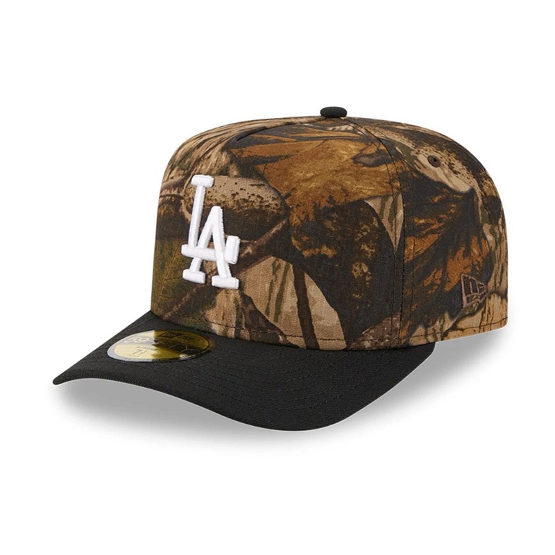 LA Dodgers MLB Ripstop Camo Assorted Print 59FIFTY A-Frame Fitted Cap 6 7/8