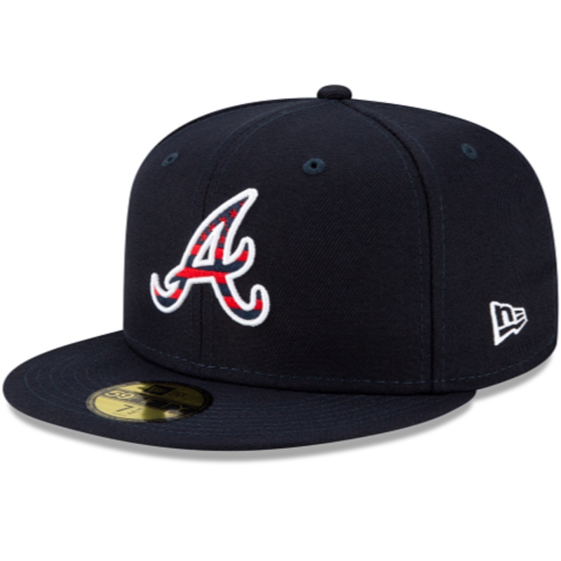 New Era Atlanta Braves Independence Day 2021 59FIFTY Fitted Hat
