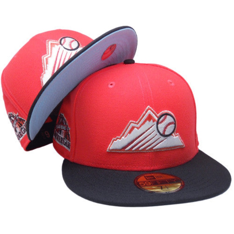 New Era Colorado Rockies 1998 All-Star Game Infrared/Black 59FIFTY Fitted Hat