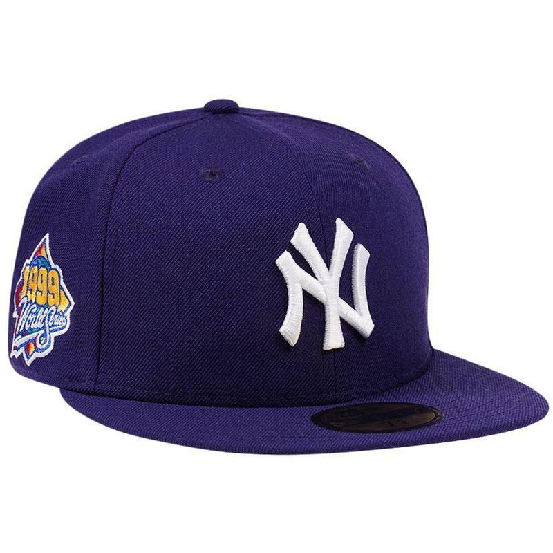 New Era New York Yankees World Series 1999 Purple and Pink Edition 59Fifty Fitted Hat