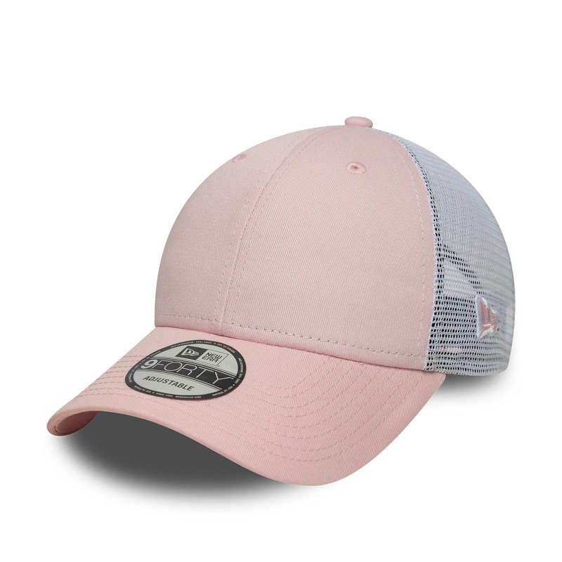 New Era Pink 9FORTY Trucker Adjustable Cap OSFA