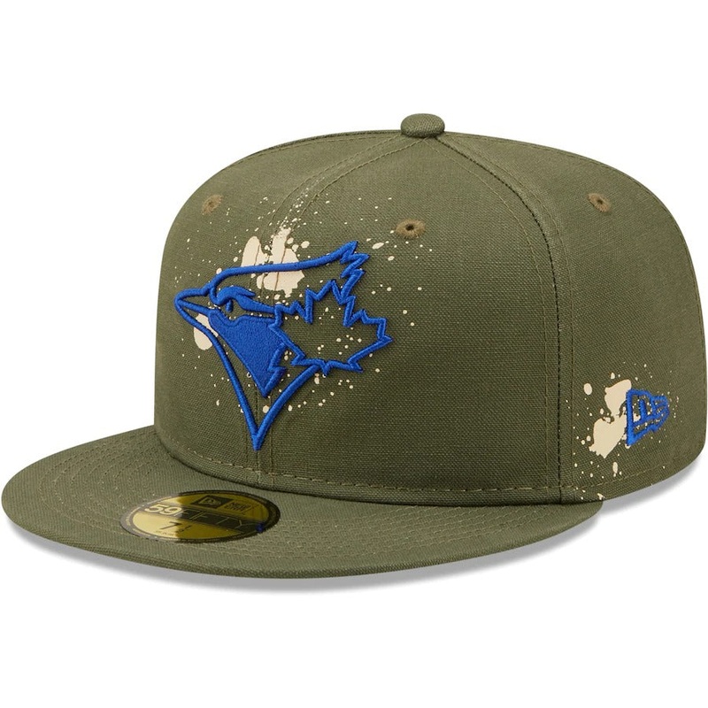 New Era Toronto Blue Jays Olive Splatter 59FIFTY Fitted Hat