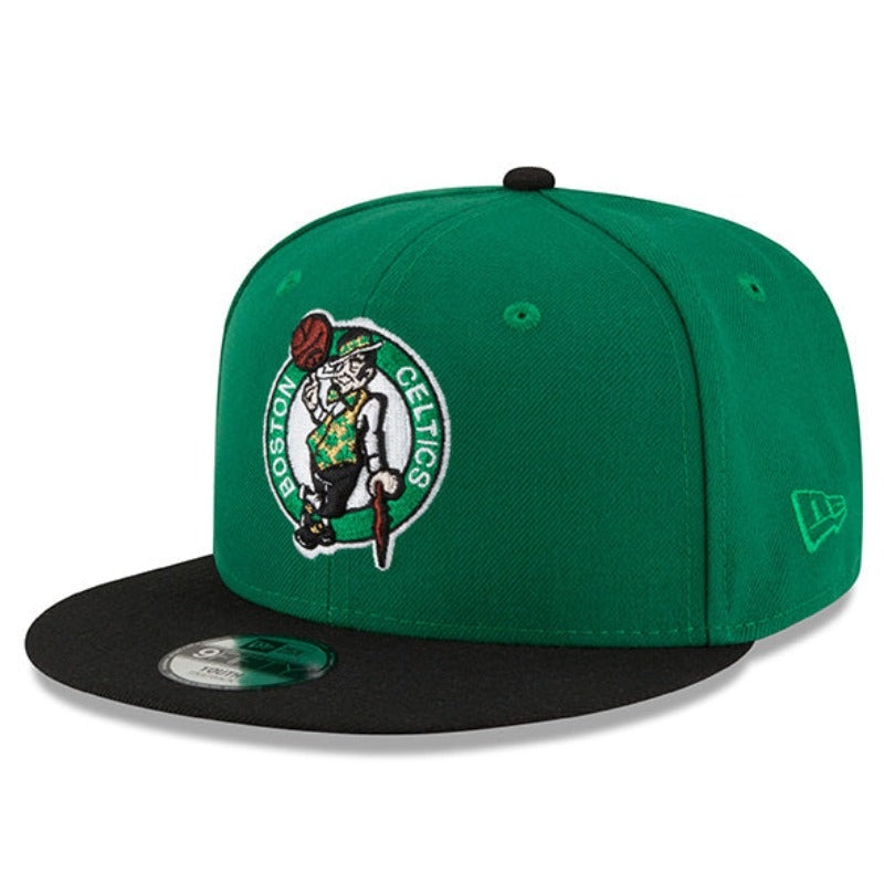 Boston Celtics New Era YOUTH 9Fifty Snapback Adjustable NBA Hat – Green/Black