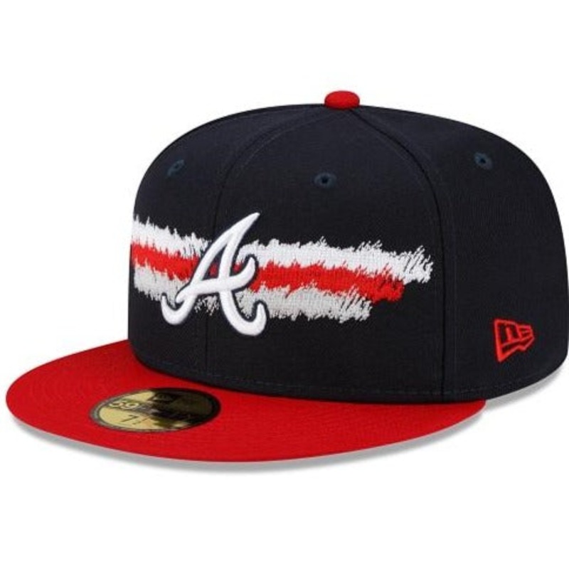 New Era Atlanta Braves Scribble 59FIFTY Fitted Hat