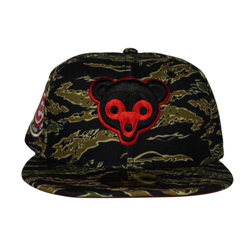 New Era Chicago Cubs Tiger Camo Sidepatch 59FIFTY Fitted Hat