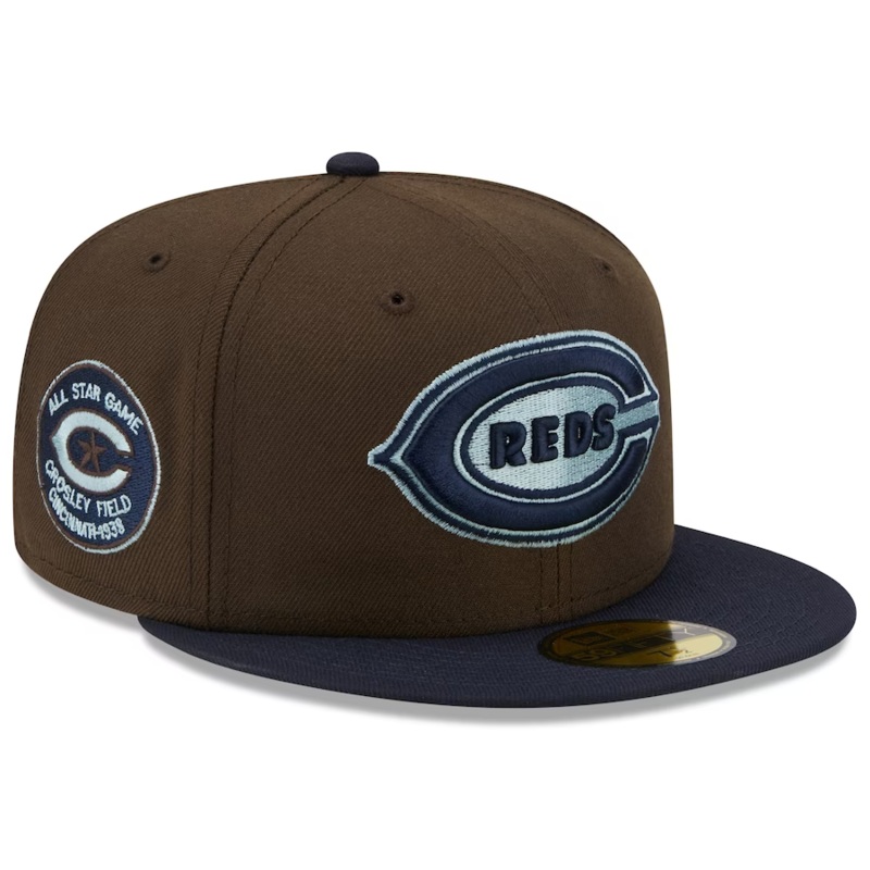 New Era Cincinnati Reds 1938 All-Star Game Walnut 59FIFTY Fitted Hat
