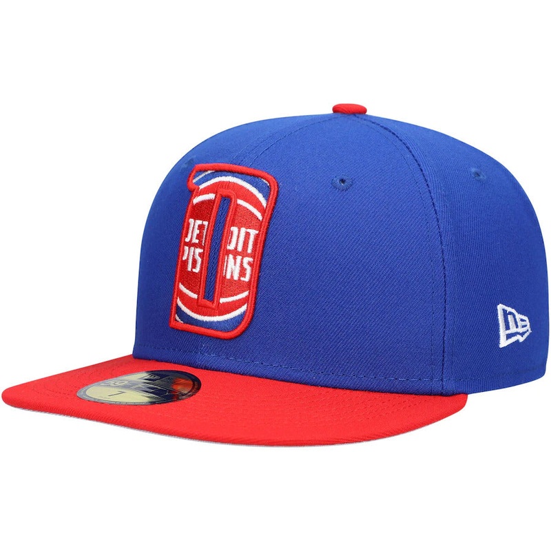 New Era Detroit Pistons 2021 NBA Draft Royal Blue/ Red 59FIFTY Fitted Hat