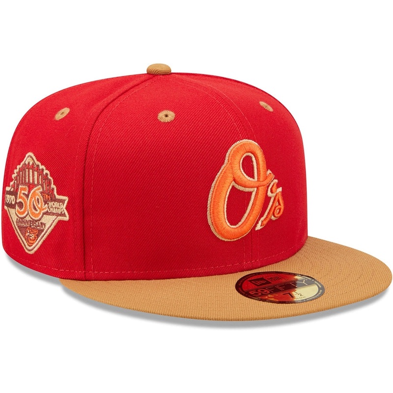 New Era x Lids HD  Baltimore Orioles Red Rock 2022 59FIFTY Fitted Cap