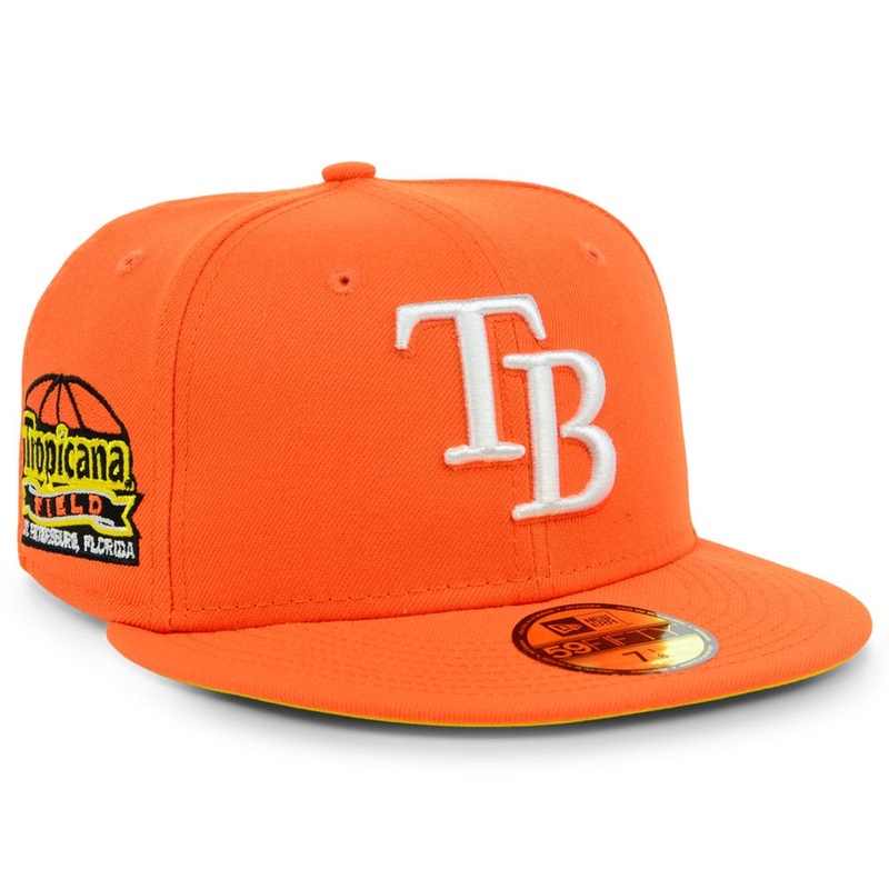 New Era x Lids HD  Tampa Bay Rays 2022 Candy Corn 59FIFTY Fitted Cap