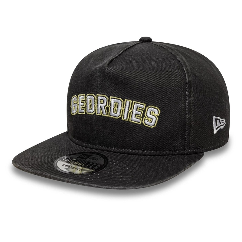 Newcastle United FC Italian Washed Black 19TWENTY Adjustable Cap OSFM