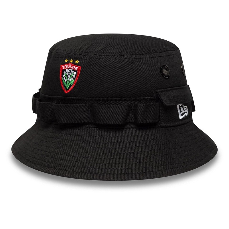 RC Toulonnais Core Black Adventure Bucket Hat XS