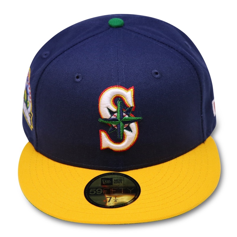 SEATTLE MARINERS (30TH ANNIVERSARY “1977-2007”) NEW ERA 59FIFTY FITTED (GREEN UNDERVISOR) 67/8