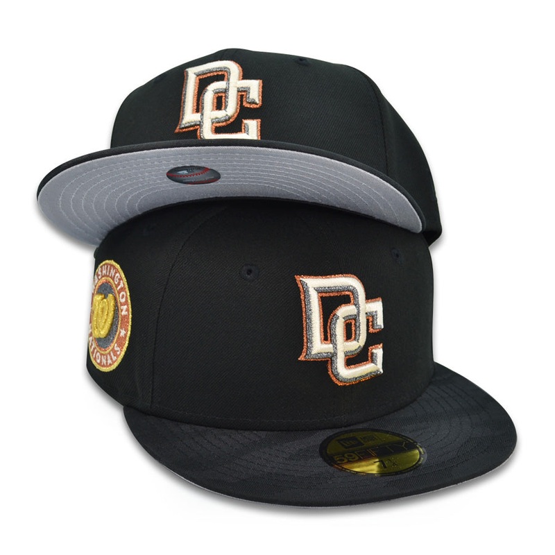 Washington Nationals DC Camo Brim Exclusive New Era 59Fifty Fitted Hat – Black/Urban Camo 6 7/8