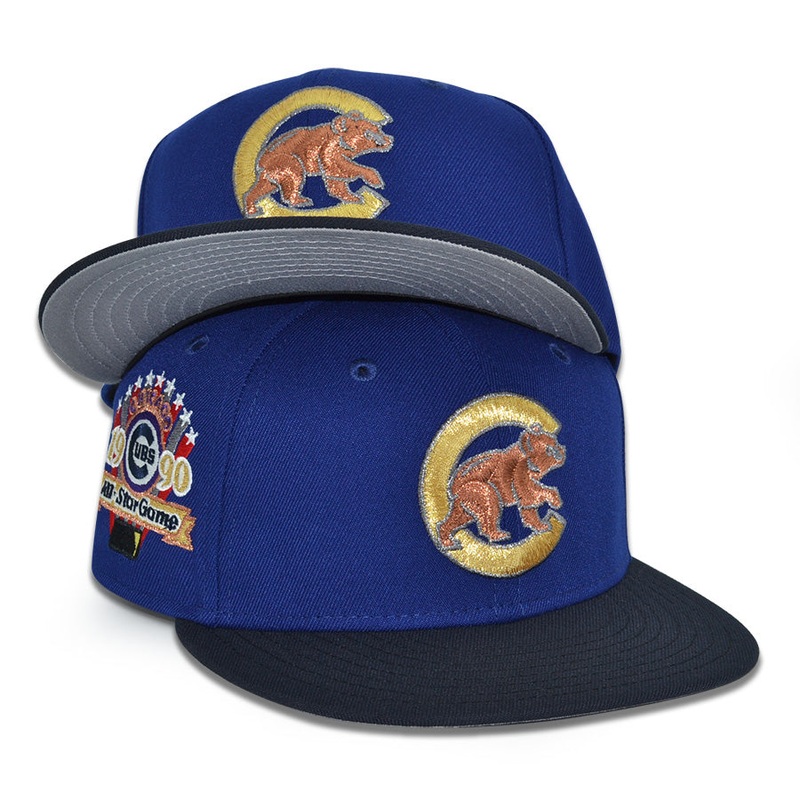 Chicago Cubs “HTB III” Exclusive New Era 59Fifty Fitted Hat – Dark Royal/Navy 6 7/8