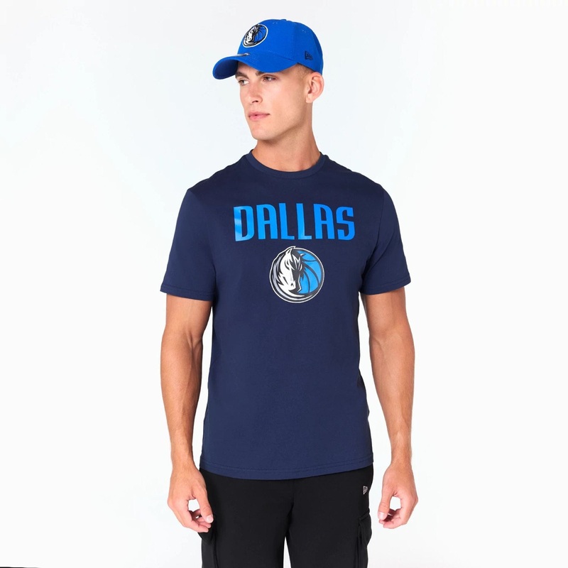 Dallas Mavericks NBA Navy T-Shirt XS