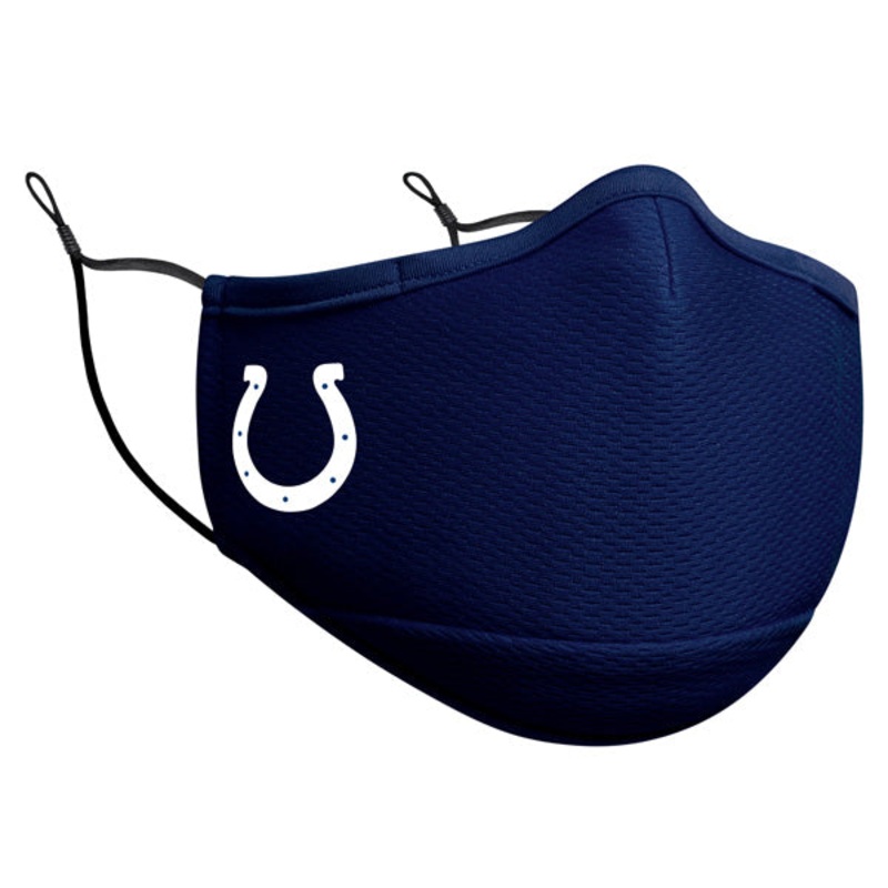 Indianapolis Colts New Era Adult NFL On-Field Face Covering Mask – Blue