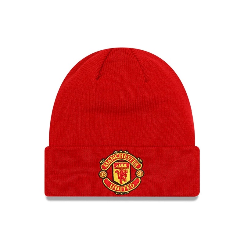 Manchester United FC Red Cuff Knit Beanie Hat OSFA
