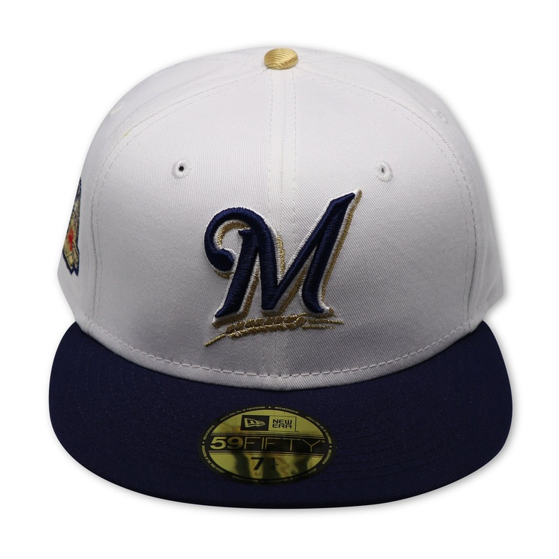 MILWAUKEE BREWERS (40TH ANNIVERSARY) NEW ERA 59FIFTY FITTED (RED UNDER VISOR) (S) 67/8