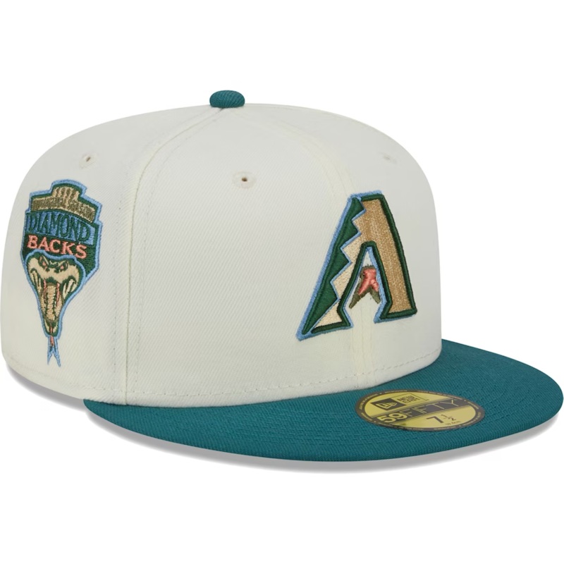 New Era Arizona Diamondbacks Chrome Evergreen 2023 59FIFTY Fitted Hat