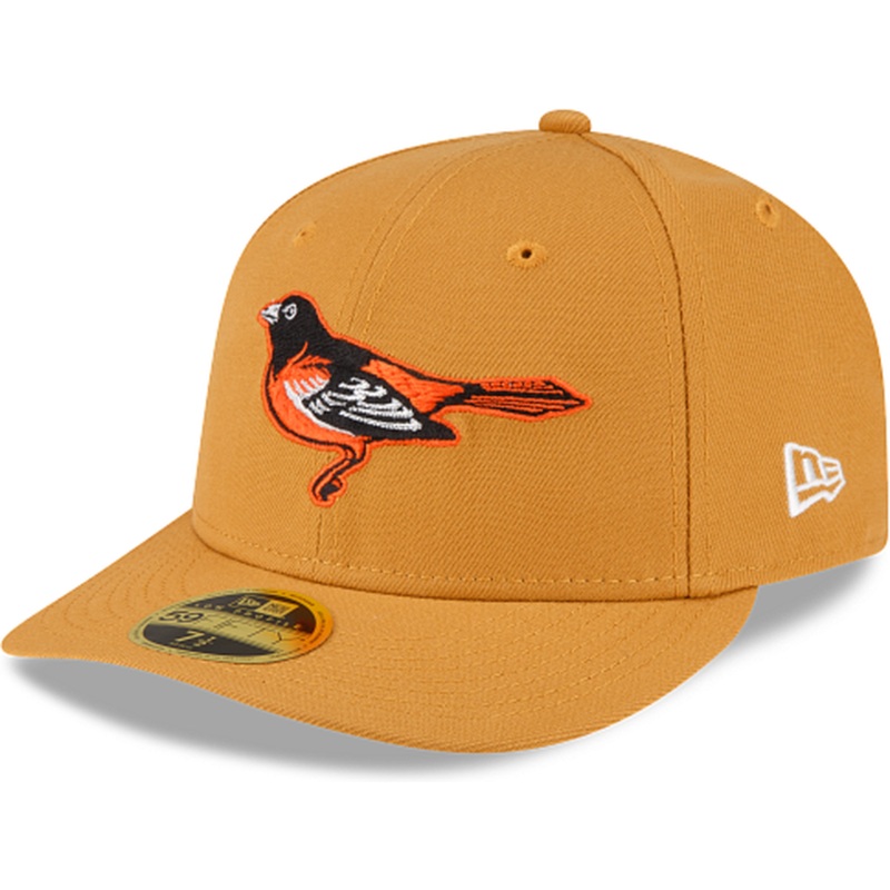 New Era Baltimore Orioles Taupe Low Profile 2023 59FIFTY Fitted Hat