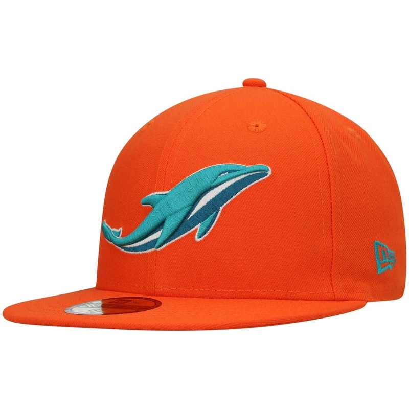 New Era Miami Dolphins Logo Elements 59Fifty Fitted Hat