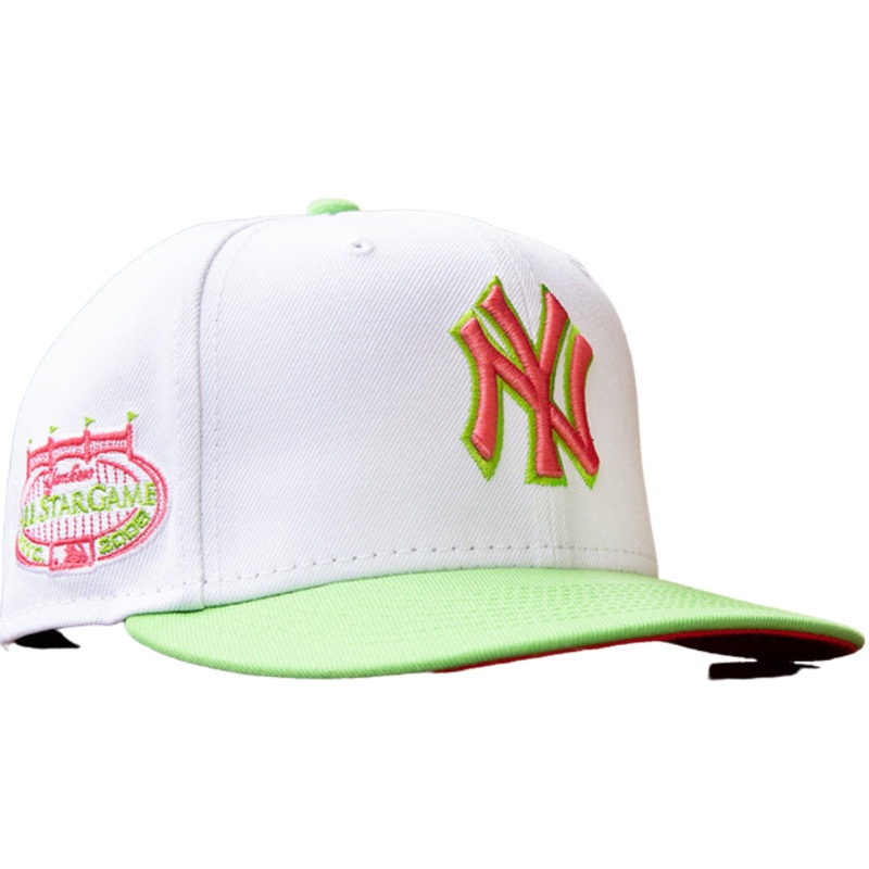 New Era New York Yankees White/Lime Green 2006 All-Star Game 59FIFTY Fitted Hat