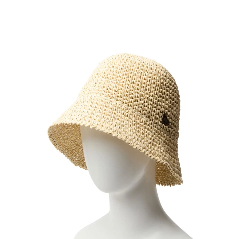 New Era Paper Hat Cream Bucket Hat S-M