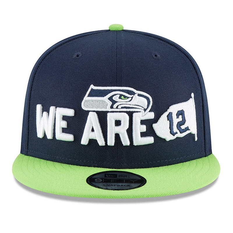 Seattle Seahawks New Era 2018 NFL Draft Spotlight 9Fifty Snapback Hat – Navy