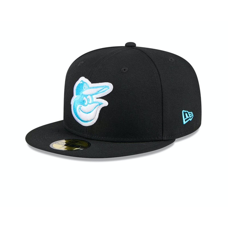 Baltimore Orioles New Era 2024 MLB Father’s Day On-Field 59FIFTY Fitted Hat – Black 6 7/8