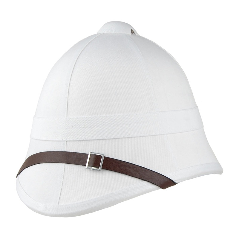 British Foreign Service-Zulu War Pith Helmet – White Small/Medium