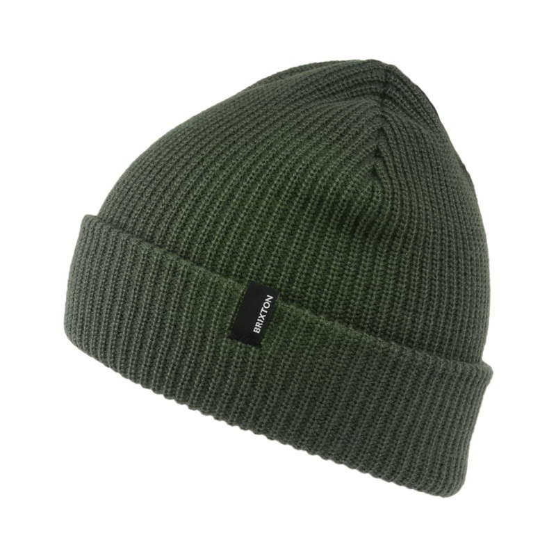 Brixton Hats Heist Cuffed Beanie Hat – Olive 1-Size