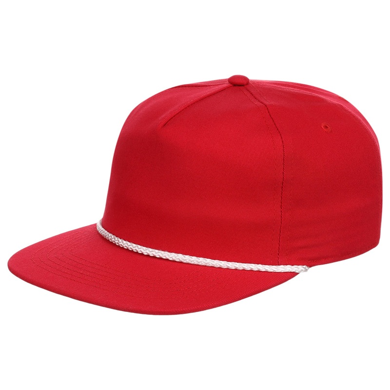 Crowns by Lids Fairway Golfer Hat – Red Adjustable