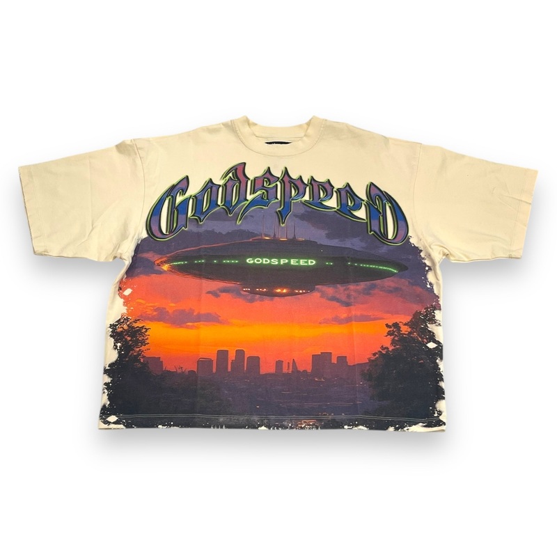 GODSPEED U.A.P (BONE) TEE XS