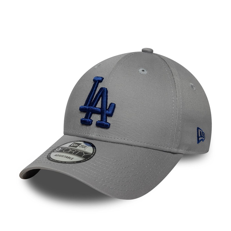 Los Angeles Dodgers 9FORTY MLB Side Patch Grey/Navy Cap One Size