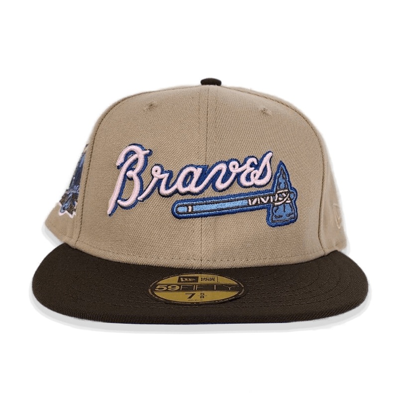 New Era Atlanta Braves Tan/Brown 40th Anniversary 59FIFTY Fitted Hat