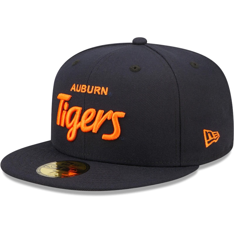 New Era Auburn Tigers Navy Griswold 59FIFTY Fitted Hat