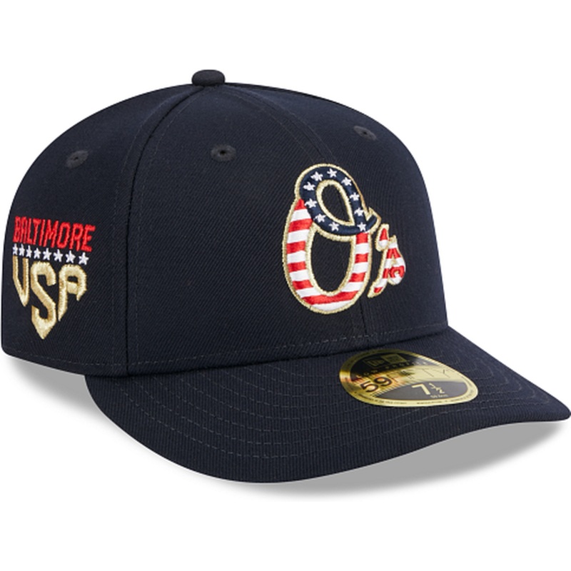 New Era Baltimore Orioles Independence Day 2023 Low Profile 59FIFTY Fitted Hat