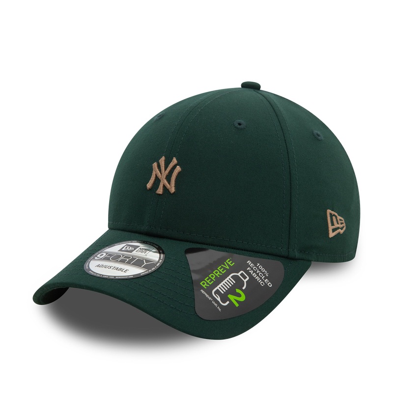 New York Yankees 9FORTY Repreve Mini Logo Dark Green  Cap One Size