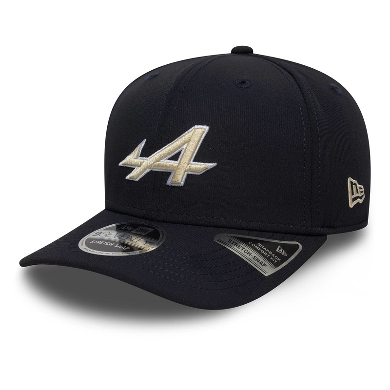 Alpine Racing Recycled Navy 9SEVENTY Stretch Snap Adjustable Cap OSFM