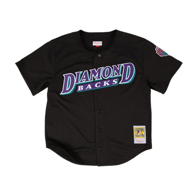 ARIZONA DIAMONDBACKS Authentic Mitchell & Ness 1999 Matt Williams # 9 Cooperstown Collection Throwback Mesh Batting Practice Jersey m
