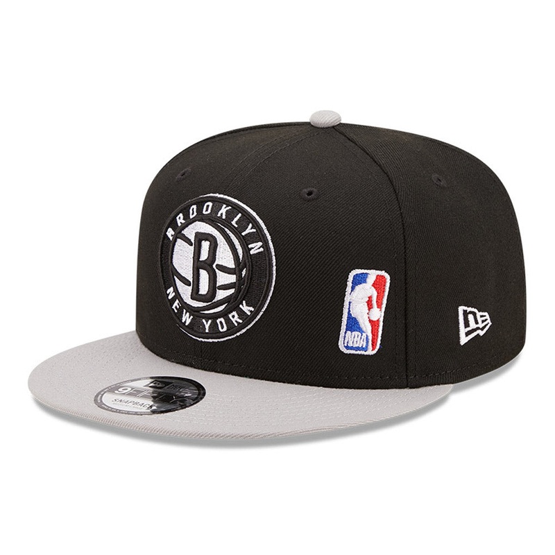Brooklyn Nets 9FIFTY Team Arch Black Cap S-M