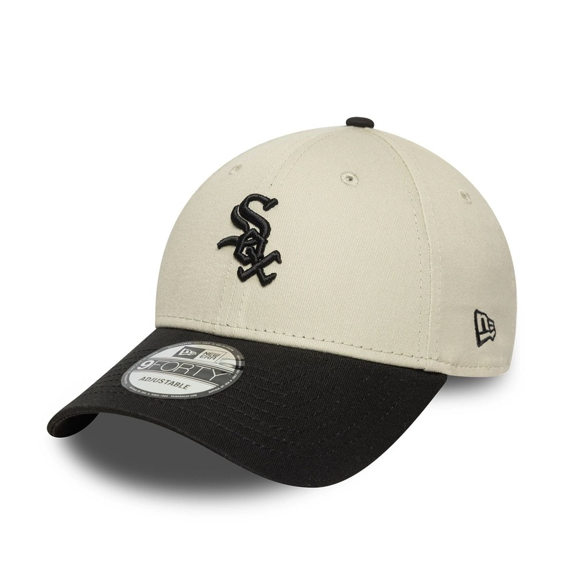 Chicago White Sox MLB League Essential Cream 9FORTY Adjustable Cap OSFM