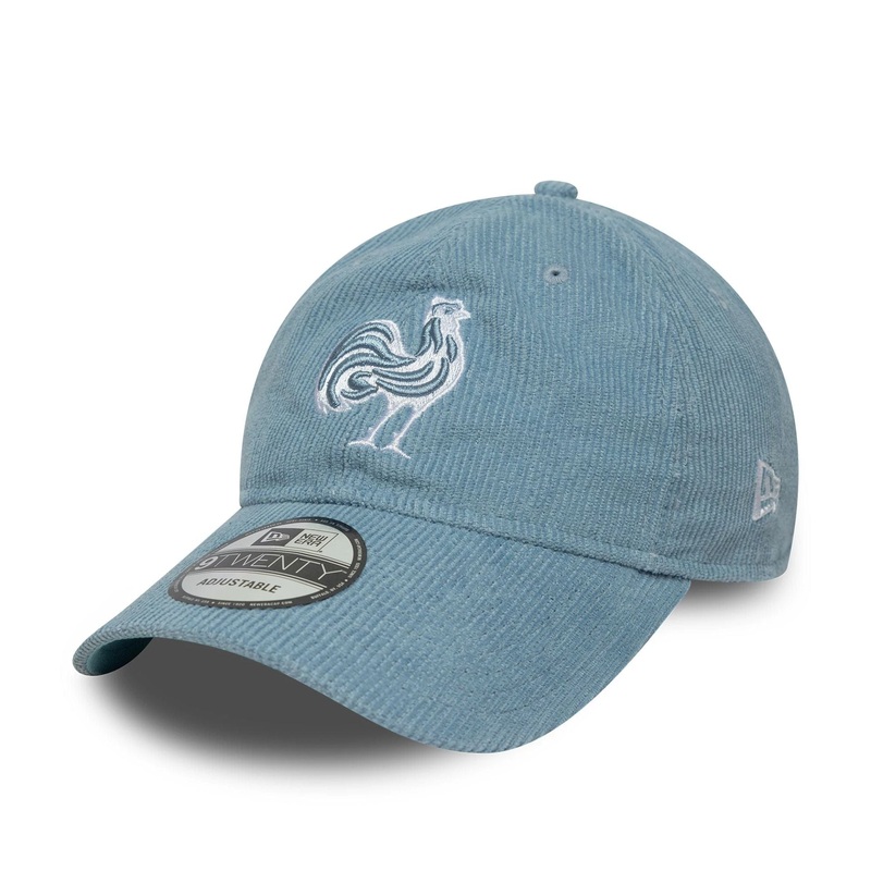 French Federation Of Rugby Cord Pastel Blue 9TWENTY Adjustable Cap OSFM