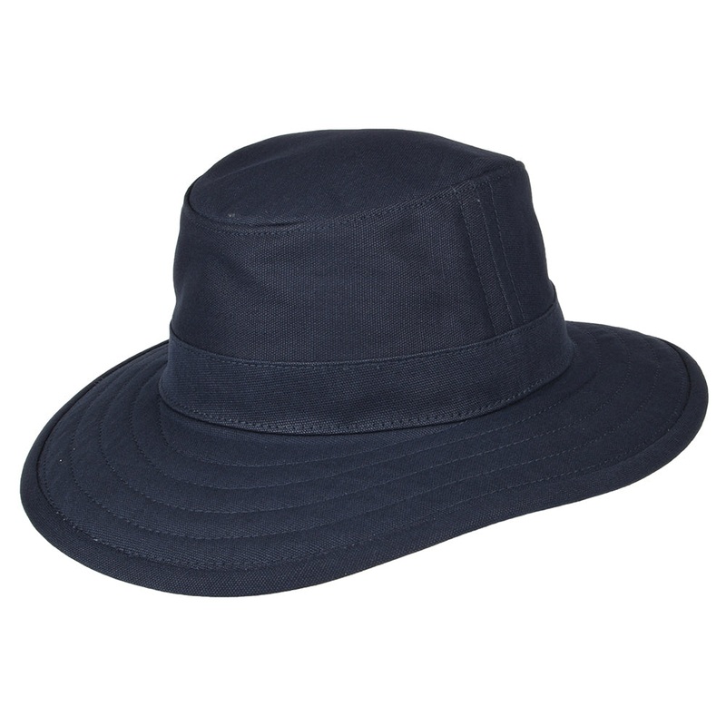 Jaxon & James Cotton Canvas Packable Sun Hat Navy Blue Wholesale Pack Prepack