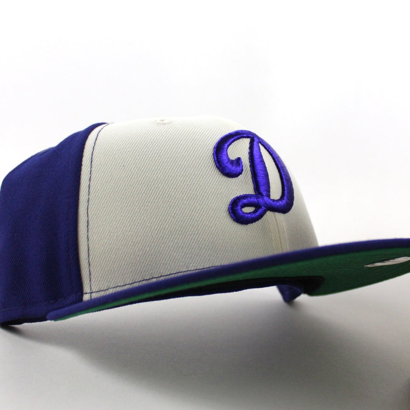 Los Angeles Dodgers New Era 59Fifty Fitted Hat (Royal Blue Chrome white Green Under Brim) 6 7/8