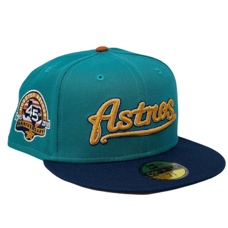New Era Houston Astros 45th Anniversary “Galaxy Part 2” Rust Orange UV 59FIFTY Fitted Hat