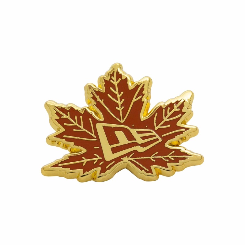 New Era Leaf Logo Gold Pin Badge OSFM