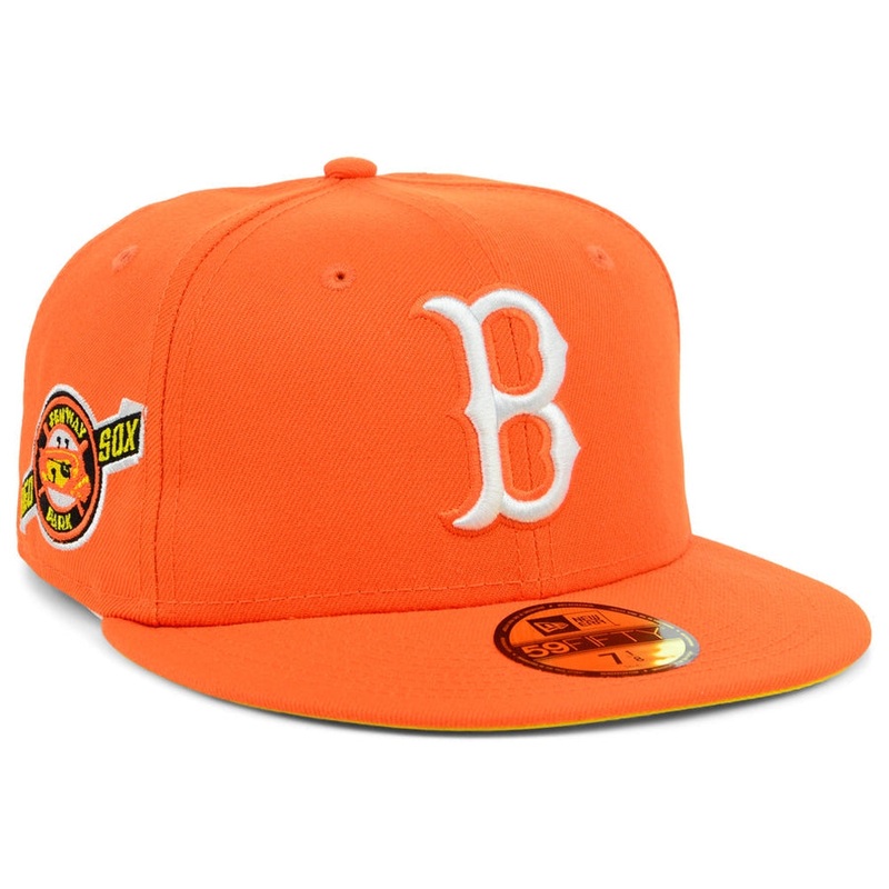 New Era x Lids HD  Boston Red Sox 2022 Candy Corn 59FIFTY Fitted Cap