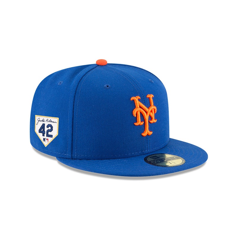 New York Mets New Era 2024 Jackie Robinson Day 59FIFTY Fitted Hat – Royal 6 7/8