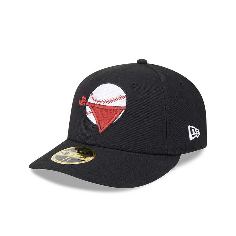 Quad Cities River Bandits Low Profile 59FIFTY MiLB Authentic League Black Cap 7